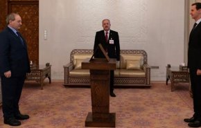 وزیر خارجه سوریه و سفیر جدید این کشور در ایران، مقابل «اسد» سوگند خوردند