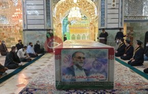 تصاویر آخرین زیارت شهید فخری زاده در حرم حضرت معصومه(س) 