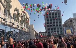 ​​​​​​​تظاهرات آرام و بدون درگیری در عراق + فیلم