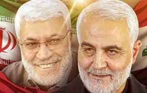 گرامیداشت نخستین سالگرد شهادت سردار سلیمانی و ابومهدی المهندس در عراق