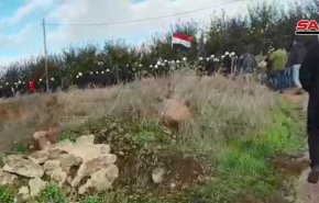 تظاهرات در جولان اشغالی؛‌ رژیم صهیونیستی از گاز سمی استفاده کرد