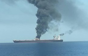 تصاویری جدید از آسمان شهر جده پس از انفجار نفتکش
