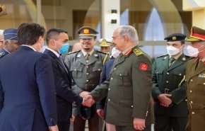 گفت‌وگوی خلیفه حفتر و نخست‌وزیر ایتالیا درباره بحران لیبی