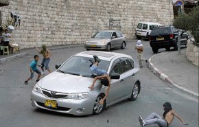 شهرک نشین صهیونیست جوان فلسطینی را زیر گرفت