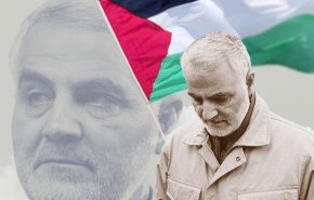 گروه‌های فلسطینی در دمشق؛ شهید سلیمانی ستون فقرات مقاومت بود