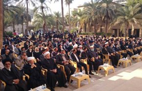 آیین گرامیداشت شهیدان سلیمانی و المهندس در سفارت ایران در عراق