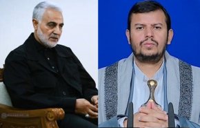نامه رهبر انصارالله یمن به خانواده شهید سپهبد سلیمانی