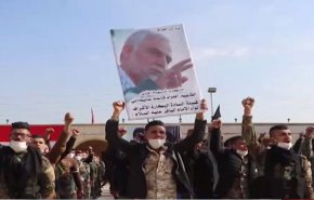 شاهد .. حلب تحيي ذكرى الشهيد قاسم سليماني ورفاقه 