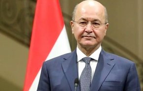 دیدار رئیس جمهور عراق با رئیس سازمان الحشد الشعبی
