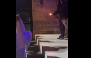 فیلم | تلاش یک فلسطینی برای خودسوزی به یک فاجعه منجر شد