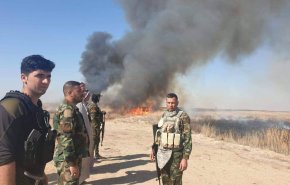 تعقیب بقایای داعش در صلاح الدین توسط حشد شعبی + تصاویر