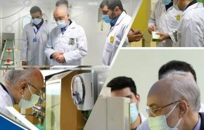 بازدید صالحی از خط تولید رادیودارو شرکت پارس ایزوتوپ