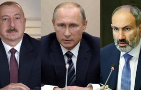 گفتگوی تلفنی پوتین با علی اف و پاشینیان درباره مسائل قره باغ