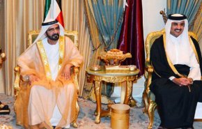 نخستین گفتگوی امیر قطر با حاکم دبی پس از آشتی دو کشور