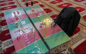 قرائت پیام رهبر معظم انقلاب به کنگره شهدای یزد / پیکر ۲ شهید گمنام دوران دفاع مقدس زینت‌بخش کنگره شهدا شد