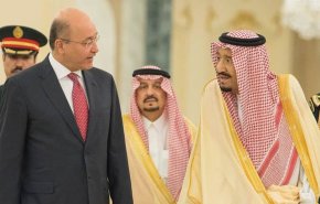 گفت‌وگوی تلفنی برهم صالح با ملک سلمان 
