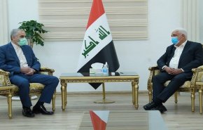 دیدار رئیس حشد الشعبی با معاون وزیر دفاع ایران