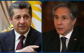 گفت‌وگوی تلفنی بارزانی و بلینکن درباره حمله راکتی اخیر به اربیل