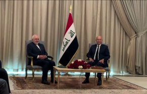 ظریف با رئیس جمهور عراق دیدار کرد