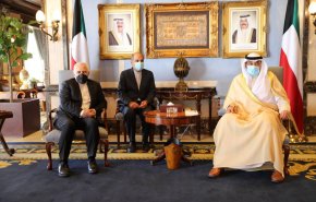 ظریف با نخست وزیر کویت دیدار کرد