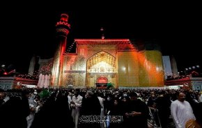 تصاویری ازحال و هوای حرم مطهر حضرت امیر المومنین (ع)در دومین شب قدر