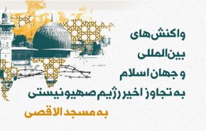 اینفوگرافیک | واکنش‌ها به تجاوز اشغالگران به مسجدالاقصی