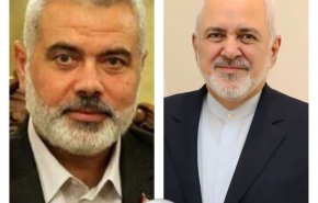 گفتگوی تلفنی ظریف با هنیه/ اعلام مجدد همبستگی جمهوری اسلامی ایران با مردم مظلوم فلسطین