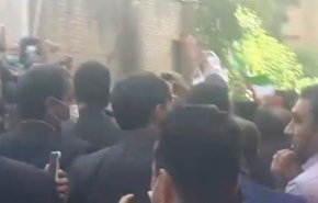 ویدیوی حواشی لحظه ورود 