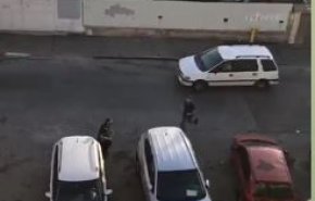 شاهد.. إصابه ثلاثه شبان فلسطينين بالرصاص الحي في بيت حنينا 