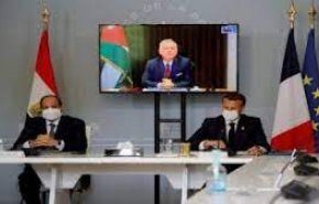قمة مصرية أردنية فرنسية سعيا لـ'وساطة' في غزة