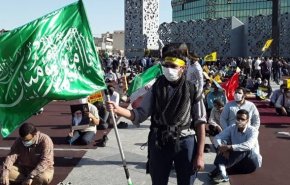 تجمع حماسی مردم تهران در حمایت از مردم فلسطین