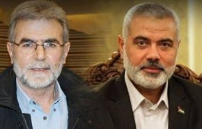گفت وگوی تلفنی النخاله و هنیه در مورد پیروزی مقاومت