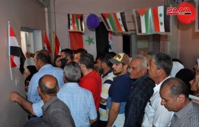 مشارکت گسترده اهالی حمص در انتخابات ریاست جمهوری سوریه + تصاویر