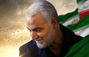 تصاویر حاج قاسم در مراسم جشن پیروزی نوار غزه