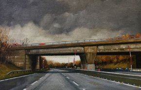 بالصور..رسم الذكريات.. فنانة تحول الطرق السريعة إلى لوحات زيتية..