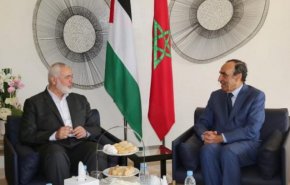 دیدار هنیه با رئیس مجلس نمایندگان مغرب