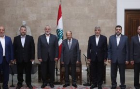 دیدار هنیه و میشل عون؛ تأکید بر مقاومت به عنوان گزینه راهبردیِ آزادی فلسطین