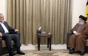 دیدار هنیه و نصرالله؛ تأکید بر توانمندسازی مقاومت فلسطین برای پیروزی نهایی
