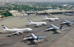 هبوط طائرة ركاب ايرانية في مطار هاشمي نجاد اثناء رحلتها إلى طشقند