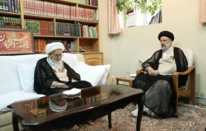دیدار رئیسی با تعدادی از مراجع تقلید در قم
