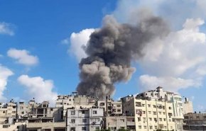 انفجار در بازار مرکز شهر غزه+ تصاویر