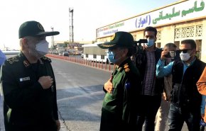 فرمانده کل سپاه پاسداران وارد خوزستان شد