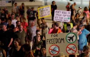 تظاهرات در فلسطین اشغالی، هم‌زمان با اوج گرفتن شیوع کرونا