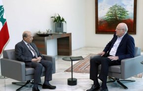 میقاتی پس از دیدار با عون: امیدواریم دولت به زودی تشکیل شود
