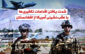 ویدئوگرافیک | شدت یافتن اقدامات تکفیری ها با عقب نشینی آمریکا از افغانستان
