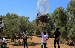 باران بالُن‌های آتش‌زای فلسطینیان بر سر شهرک‌ نشینان صهیونیست