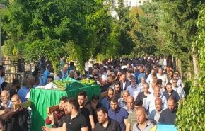 تشییع باشکوه پیکر رئیس مجلس اعلای اسلامی شیعیان لبنان