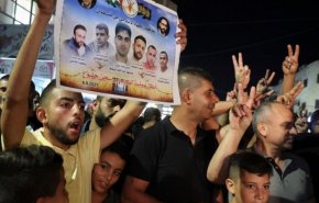 تظاهرات مردم فلسطین در حمایت از اسرای فلسطینی