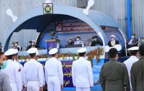 آیین استقبال از ناوگروه ۷۵ نیروی دریایی ارتش در بندرعباس