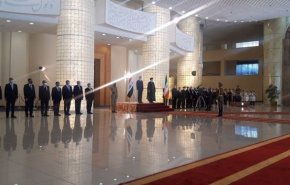 استقبال رسمی رئیس جمهور از نخست وزیر عراق